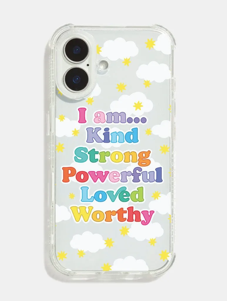 Meg Garrod x Skinnydip Daily Affirmations Shock iPhone Case Professional Style Protective Gear