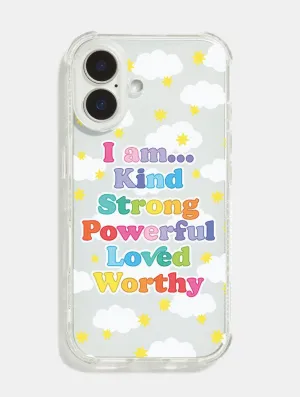 Meg Garrod x Skinnydip Daily Affirmations Shock iPhone Case Professional Style Protective Gear