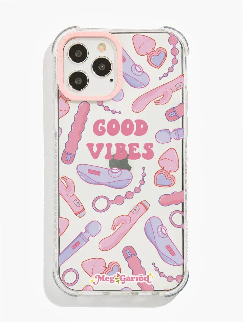Gloss Finish Comfort Finish Meg Garrod x Skinnydip Good Vibes Shock iPhone Case