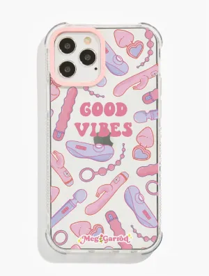 Meg Garrod x Skinnydip Good Vibes Shock iPhone Case Port Protection Luxury Look