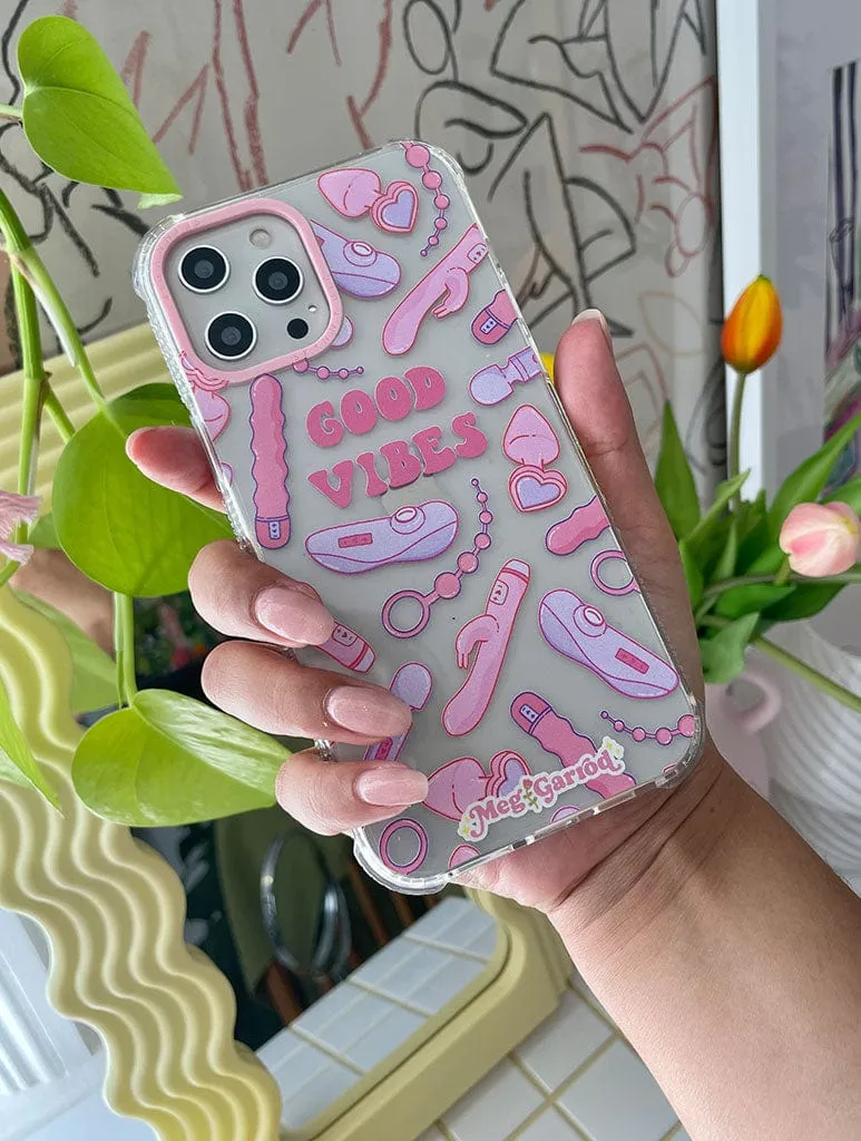Durable Pattern Meg Garrod x Skinnydip Good Vibes Shock iPhone Case
