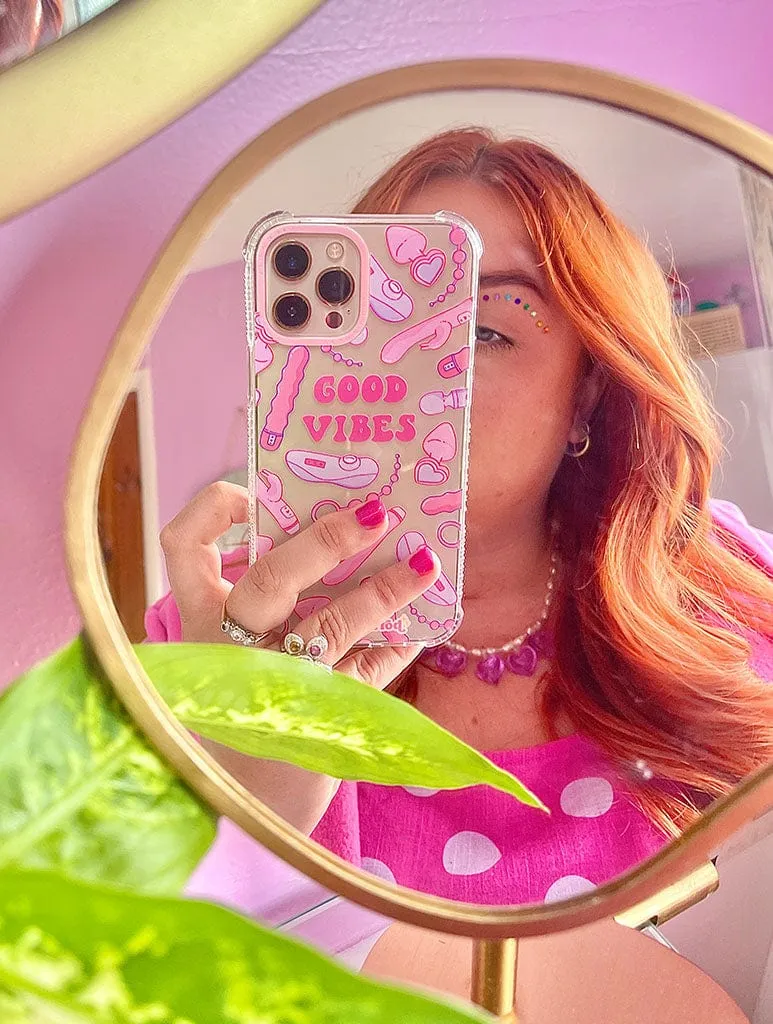 Fashion Touch Strong Frame Meg Garrod x Skinnydip Good Vibes Shock iPhone Case