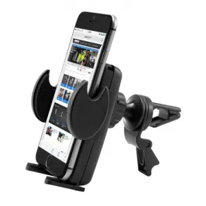 Mega Grip Air Vent Phone Car Holder Mount for iPhone 7, 6S, 6 Plus, 7, 6S, 6, Galaxy Note 5, S7, S6 Desk Edge Phone Holder