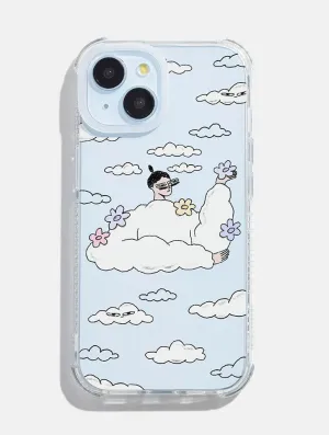 Minimal Pattern Texture Matte Build G Mosley x Skinnydip Head In The Clouds Shock iPhone Case
