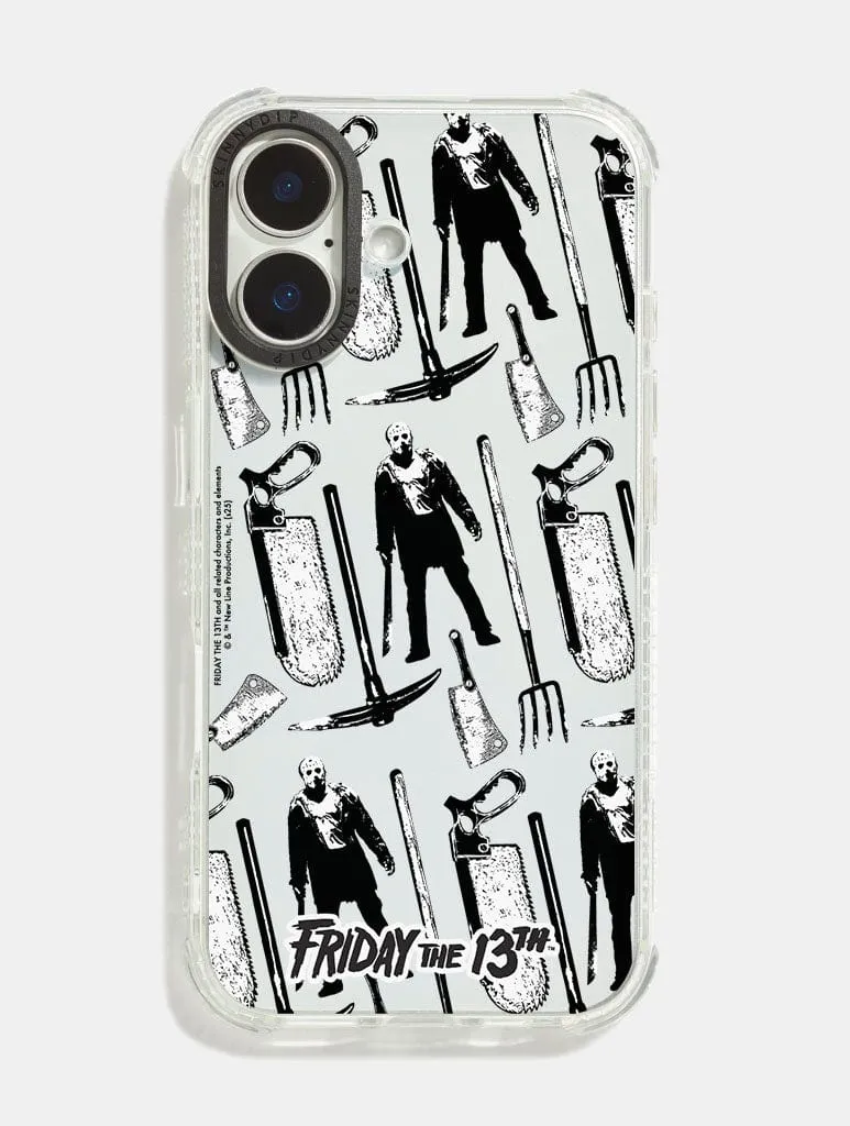 Friday The 13th x Skinnydip Weapon Shock iPhone Case Crystal Finish professional accessory