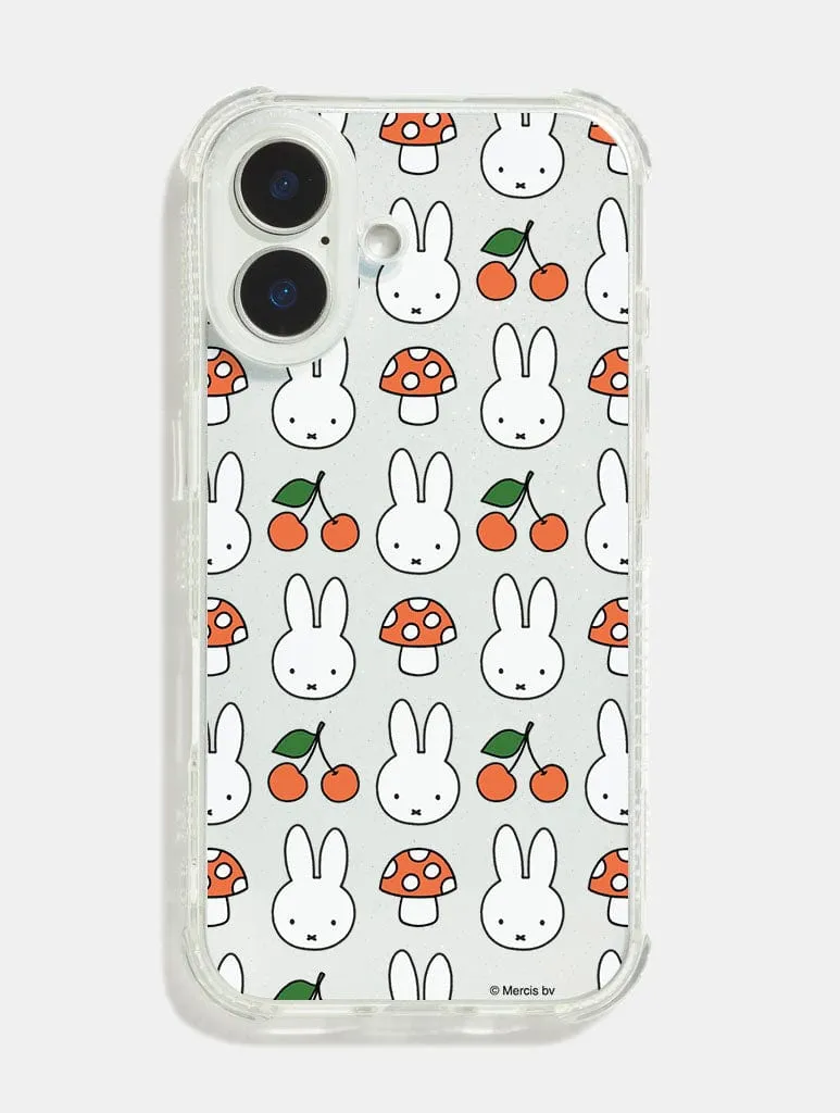 Miffy x Skinnydip Cherry And Mushroom Shock iPhone Case Trendy Finish
