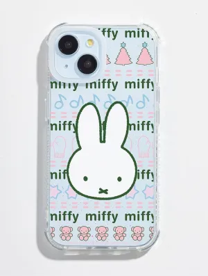 Miffy x Skinnydip Knit Pattern Shock iPhone Case Comfort Accessory Rugged Build