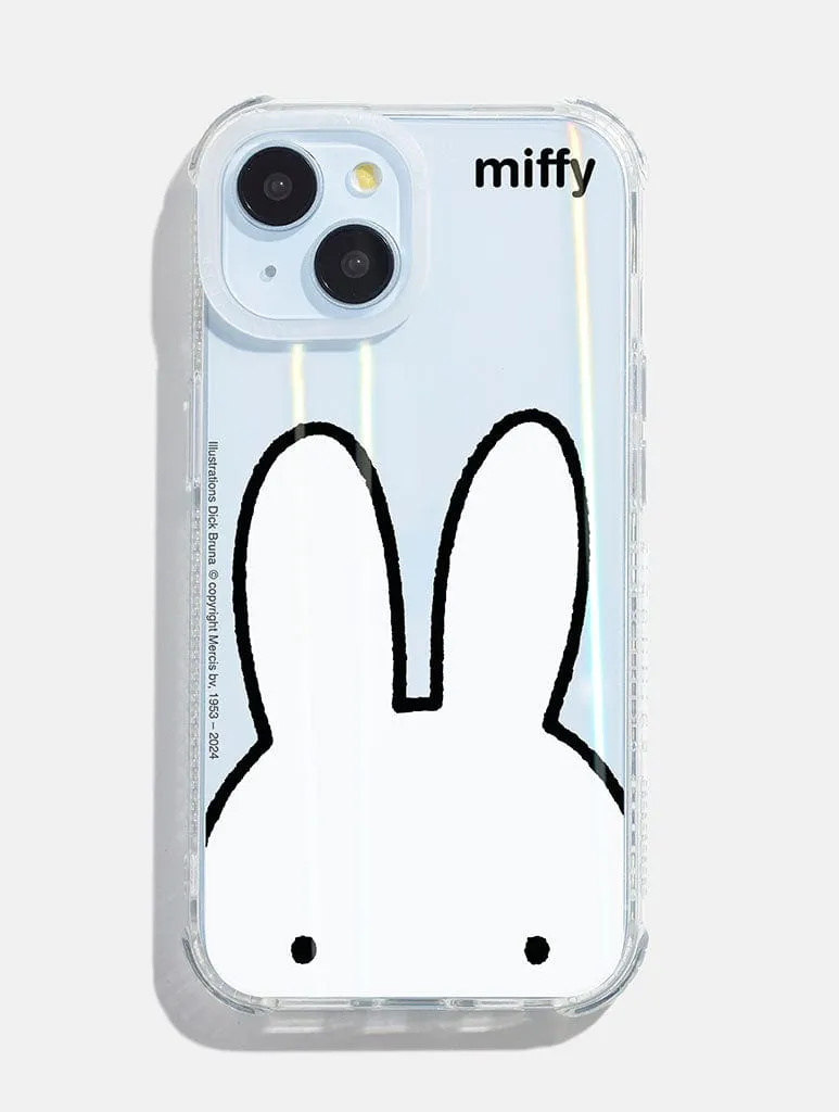 Desk Companion Hybrid Pattern Miffy x Skinnydip Miffy Ears Shock iPhone Case