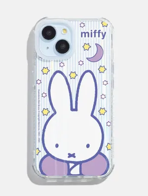 Premium Surface Vivid Design Texture Miffy x Skinnydip Purple Starry Shock iPhone Case