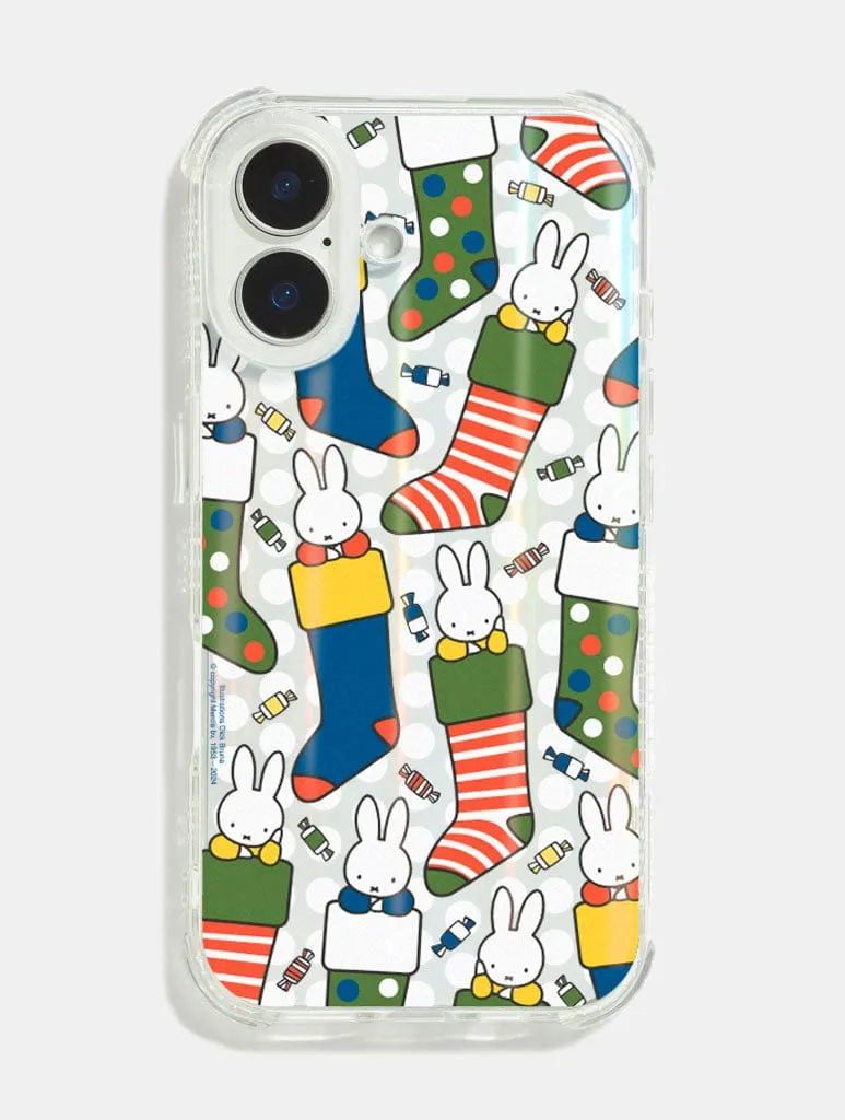 Miffy x Skinnydip Stocking Shock iPhone Case Modern Texture