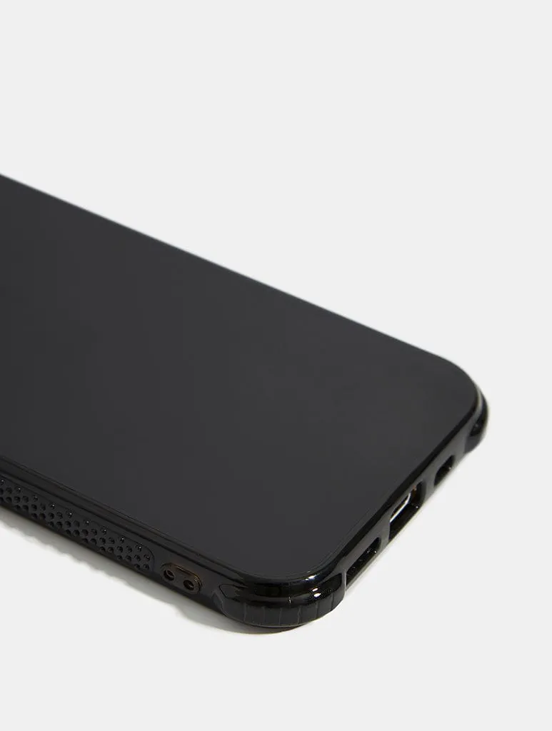 Minimal Black Shock iPhone Case Light Design