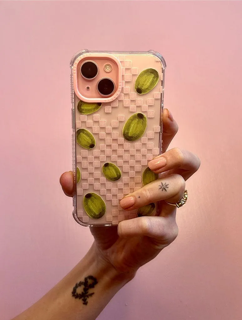 Hand And Palm x Skinnydip Olives Shock iPhone Case Gradient Finish Modern feature