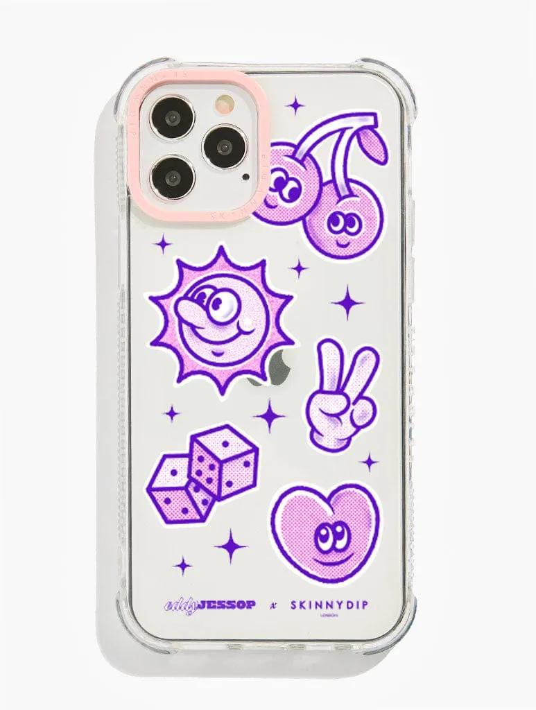 Eddy Jessop Pink Icon Shock Case Modern Design Texture Elegant Build