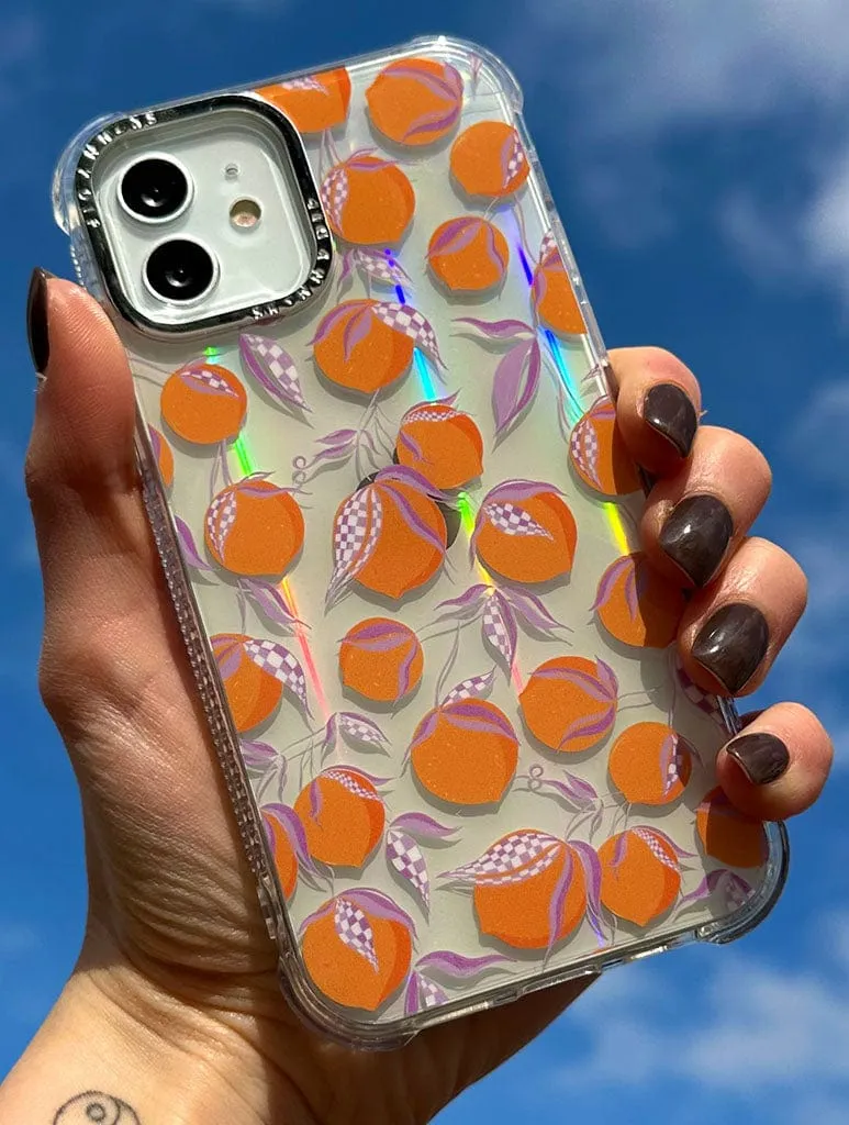 Soft Detail Layer Light Frame Clementine Shock iPhone Case