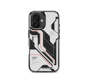 Fashion Look Cyber Circuit Grey Stride 2.0 Phone Case Cover