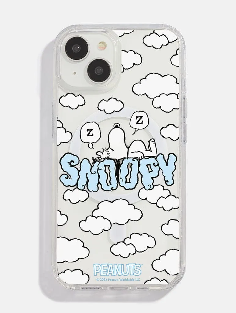 Peanuts x Skinnydip Snoopy Clouds MagSafe iPhone Case Durable Shape
