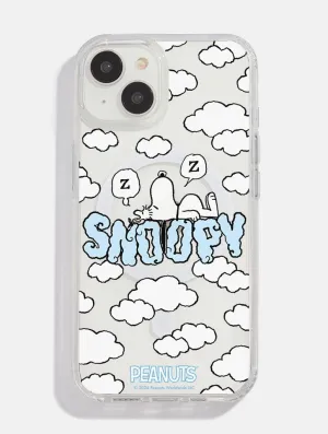 Peanuts x Skinnydip Snoopy Clouds MagSafe iPhone Case Grip Assist Protective Detail