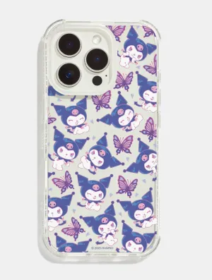 Modern Texture Build Hello Kitty x Skinnydip Kuromi Butterfly Shock iPhone Case