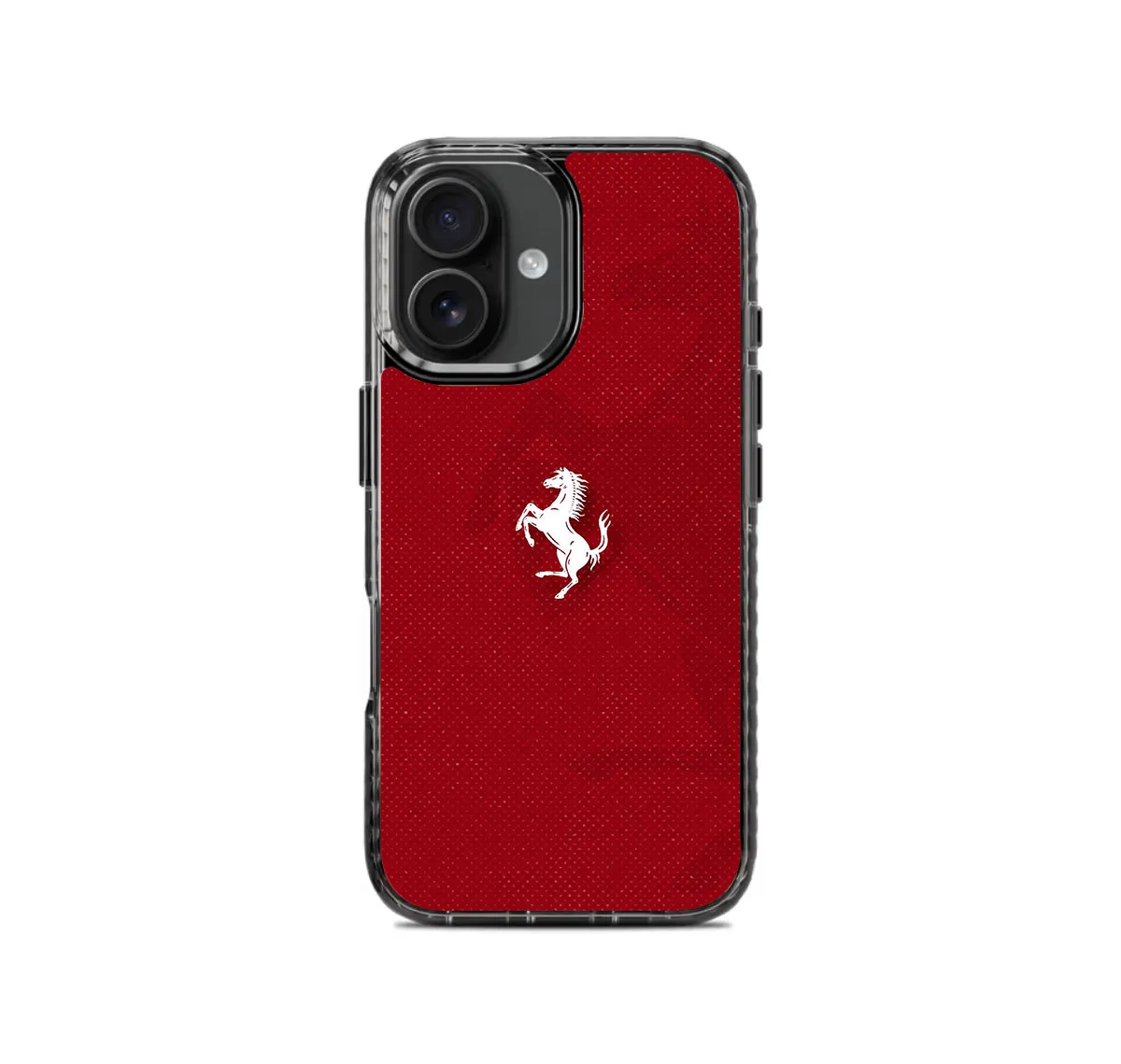 Textured Finish Modern Frame Ferrari Red Stride 2.0 Phone Case Cover