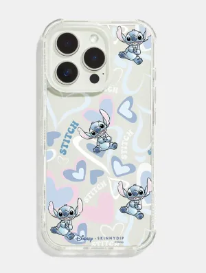 Disney Stitch Heart Shock iPhone Case Comfort Padding Soft Protection
