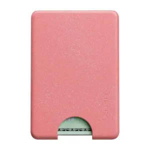 Slim Magnetic Wallet Starfish Wishes | Coral Pink Shimmer MagWallet