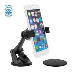 Mobile Grip 2 Phone Car Mount for iPhone 7, 6S, 6 Plus, 7, 6S, 6, 5S, Galaxy S7, S6, Note 5 Hands-Free Desk Phone Arm Phone Clip