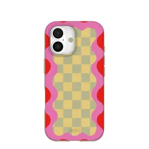 Classic Look Luxury Appeal Seashell Warp Grid iPhone 17 Case