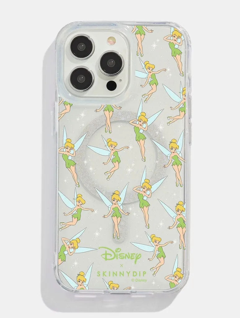 Disney Peter Pan Tinker Bell Glitter MagSafe iPhone Case Impact shield Luxury Feel