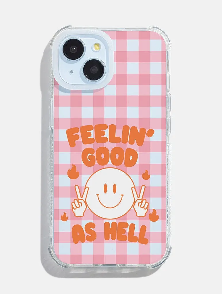 Hollie Graphik x Skinnydip Feelin' Good As Hell Shock iPhone Case Practical Accessory