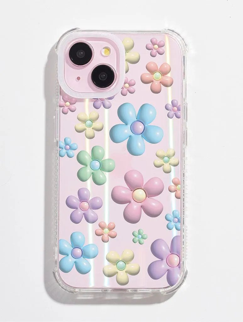 everyday elegance Comfort Grip Molly Wherry x Skinnydip Inflated Flower Shock iPhone Case