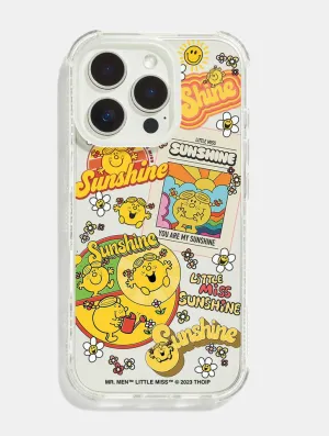 High Durability Mr Men and Little Miss x Skinnydip Little Miss Sunshine Sticker Shock iPhone Case