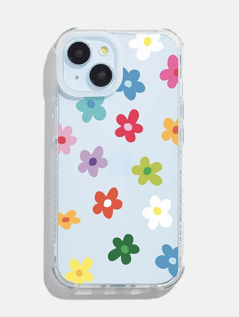 Multi Floral Shock iPhone Case Strong Shell Travel Accessory