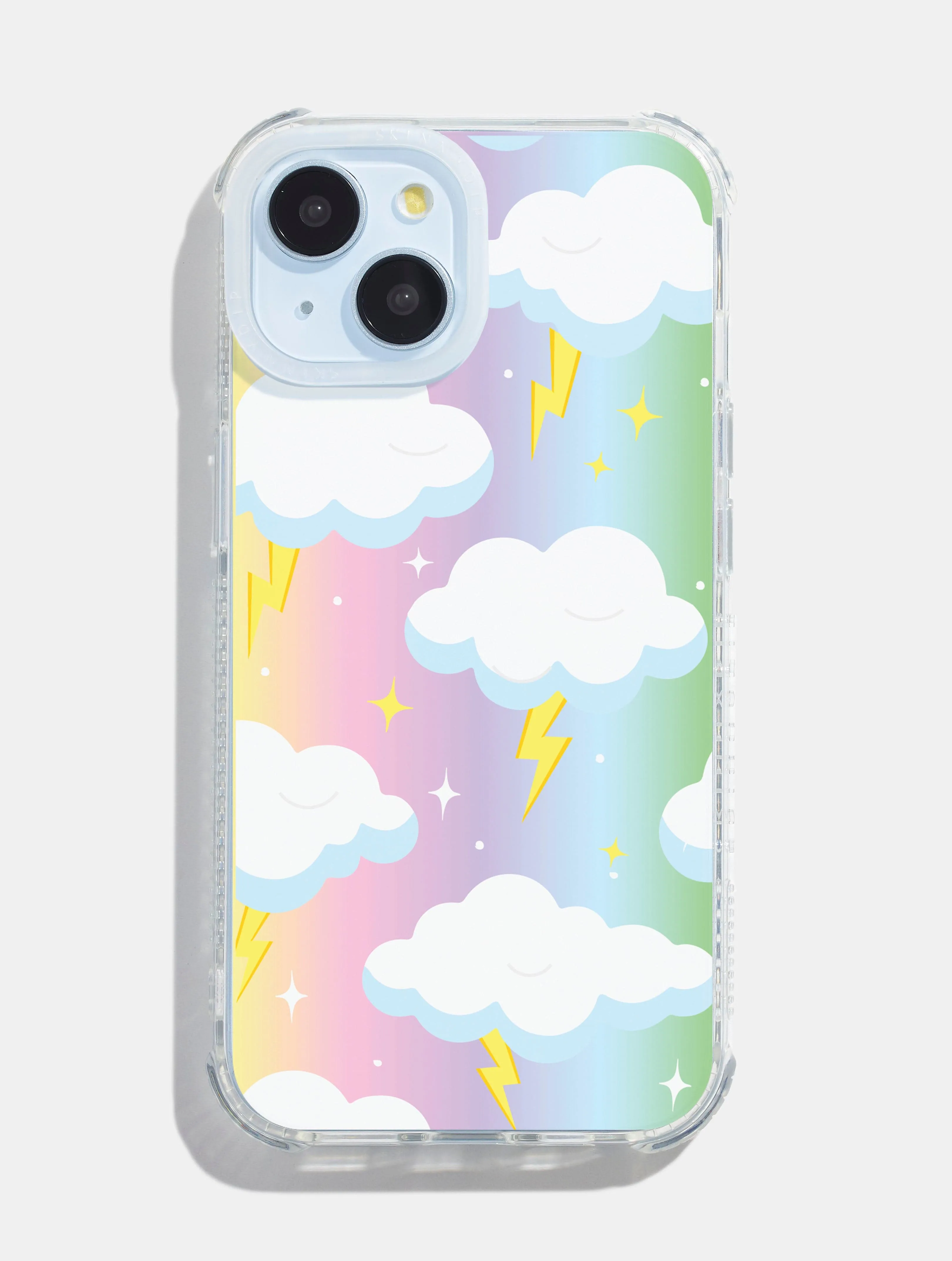 Nails Bab x Skinnydip Rainbow Storm Shock iPhone Case Luxury Pattern Durable Design