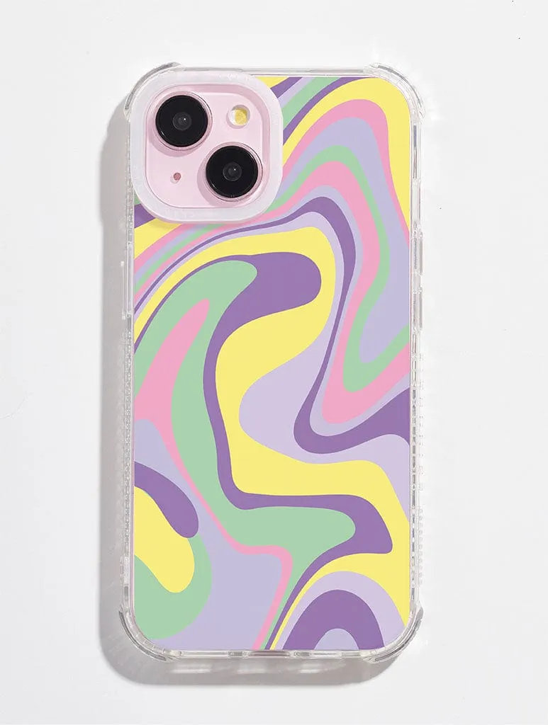 Nails Bab x Skinnydip Wavey Shock iPhone Case Modern Design Modern Grip Design