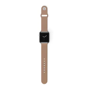 NAKD Apple Watch Strap - Cappuccino skin friendly Active Flexibility