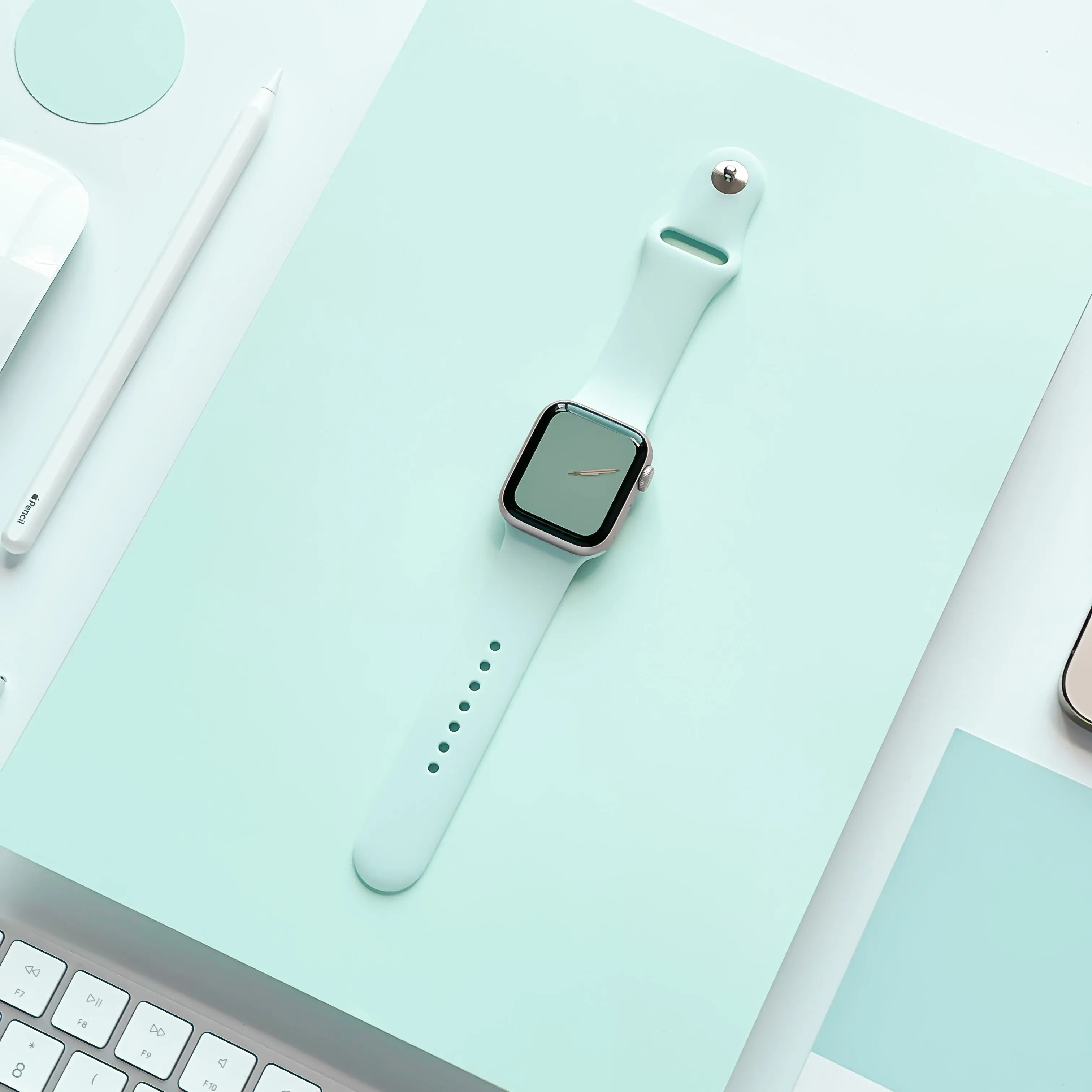 NAKD Apple Watch Strap - Cool Mint Soft Fit