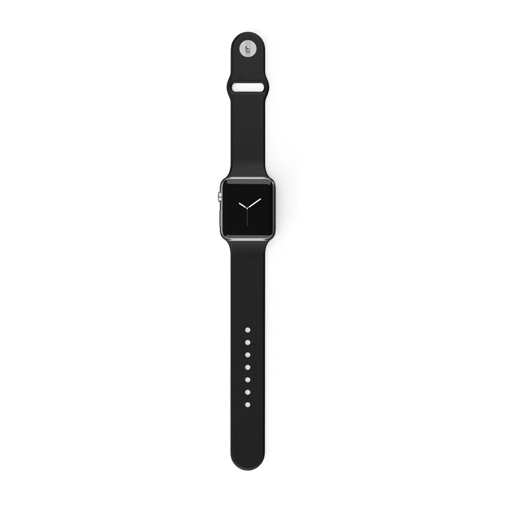 NAKD Apple Watch Strap - Midnight Black Lightweight Feel