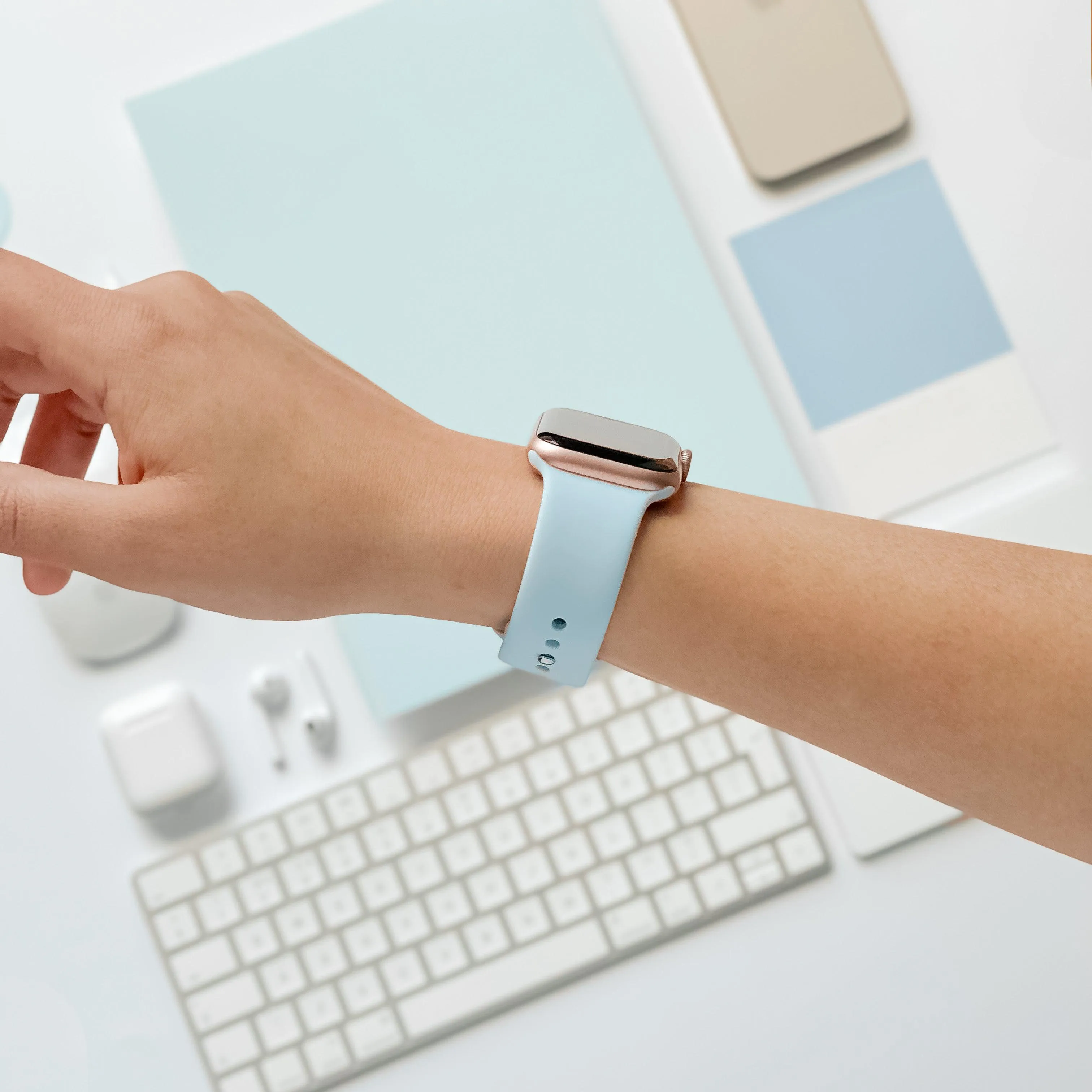 NAKD Apple Watch Strap - Sky Blue Outdoor fashion gear