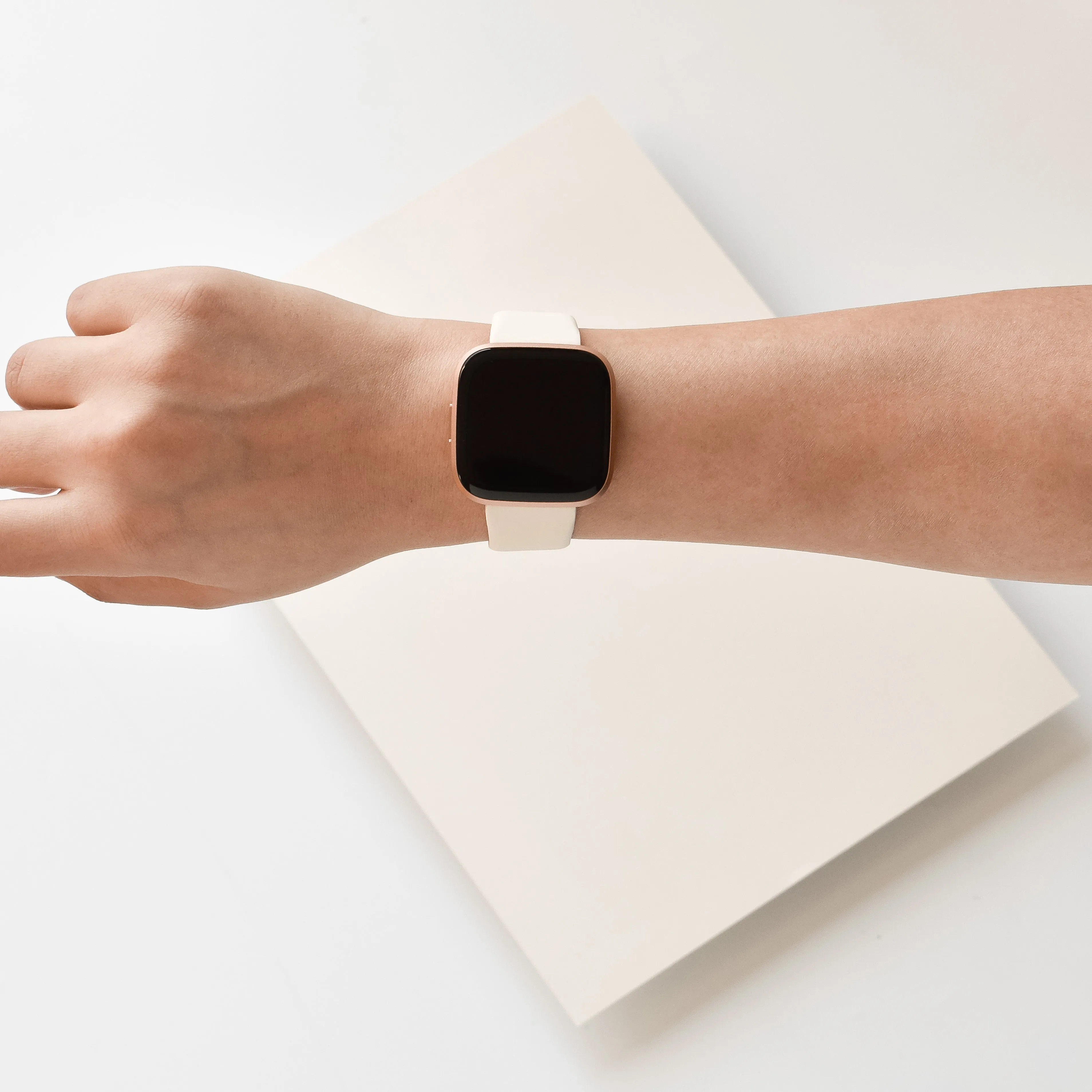 Modern Outdoor Accessory NAKD Fitbit Strap - Almond White