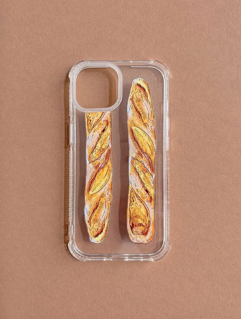 Natdraws x Skinnydip Baguette Shock iPhone Case. Smooth Edge Design