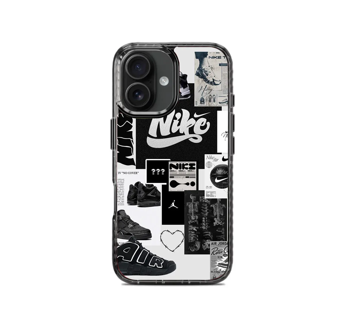 Nike Retro Y2K Stride 2.0 Phone Case Cover Rugged Detail Layer Hybrid Pattern Design