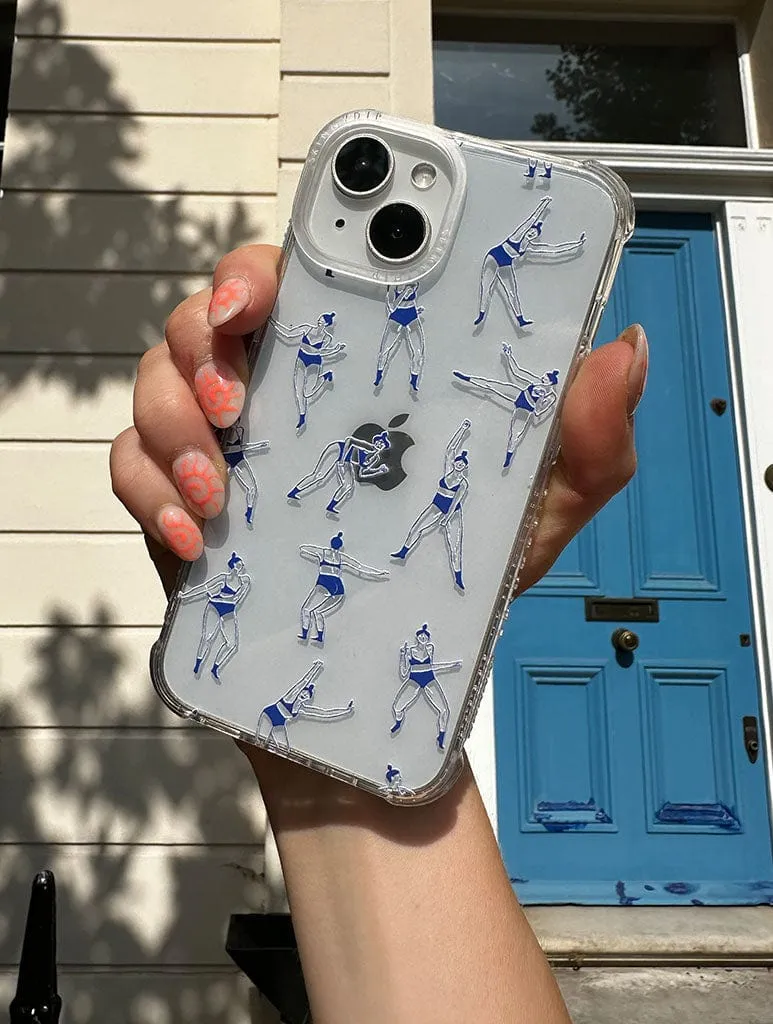 Rugged Look Finish Nina Cosford x Skinnydip Dancing Girl Shock iPhone Case