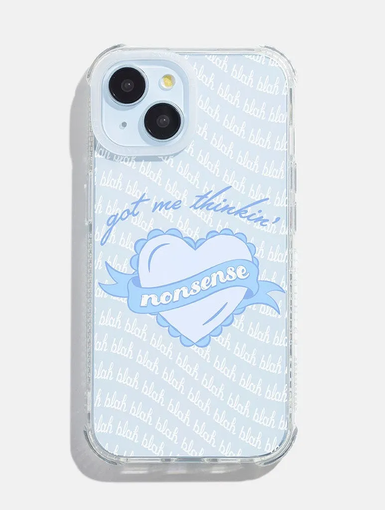 Nonsense Shock iPhone Case Clear Protection
