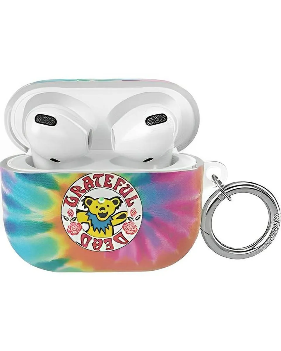 On Tour | Grateful Dead Tie Dye Sticker AirPods Case Pocket Friendly Cover