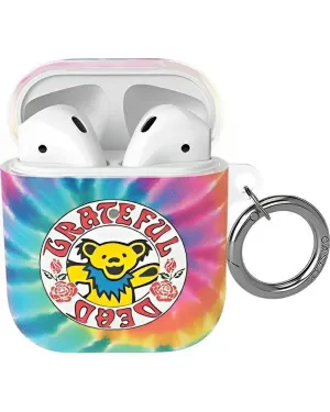 Urban Lifestyle Gear Soft Rubber Protector On Tour | Grateful Dead Tie Dye Sticker AirPods Case