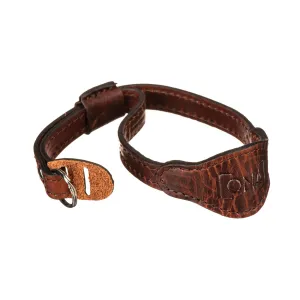 Kid Friendly Design running use ONA Kyoto Leather Camera Wrist Strap - Root Beer