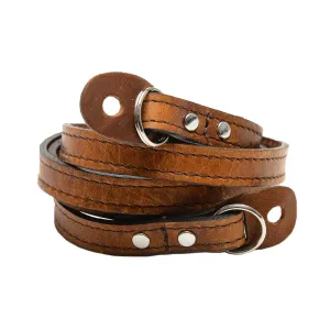 Phone Lanyard ONA Sevilla Leather Camera Strap, 40" - Antique Cognac