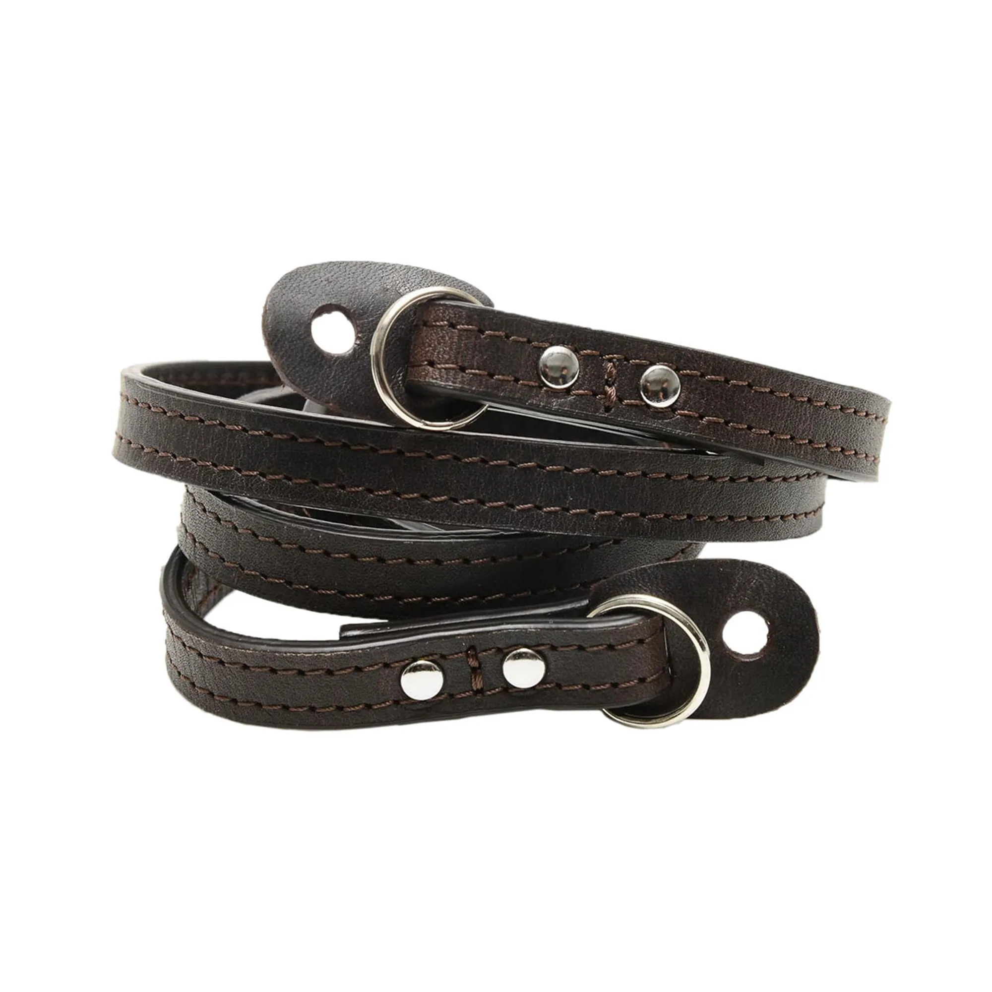 ONA Sevilla Leather Camera Strap, 40" - Dark Truffle Beach Goer