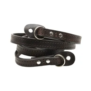 ONA Sevilla Leather Camera Strap, 40" - Dark Truffle Beach Goer