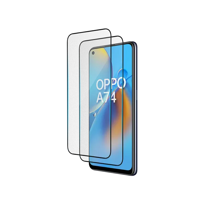 Oppo A74 4G Tempered Glass Screen Protector nano defense shield professional grade protector